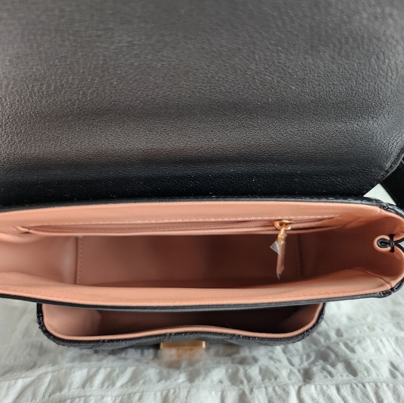 Jill by JillStuart Bonnie Quilted Mini Satchel Bag in Black - Picture 7 of 8